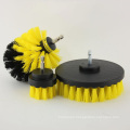 Electric drill brush for cleaning scrub grout carpet dusting brush